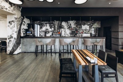 Робота Яреми Стецика, декоративна штукатурка Travertino Рolvere