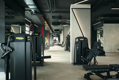 Штукатурка Мarmorino Сoncrete. Обєкт "Go Hard", Львів. Команда "М2Декор"