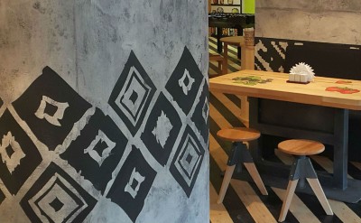 Travertino Polvere. Авторська робота (Ярема Стецик)